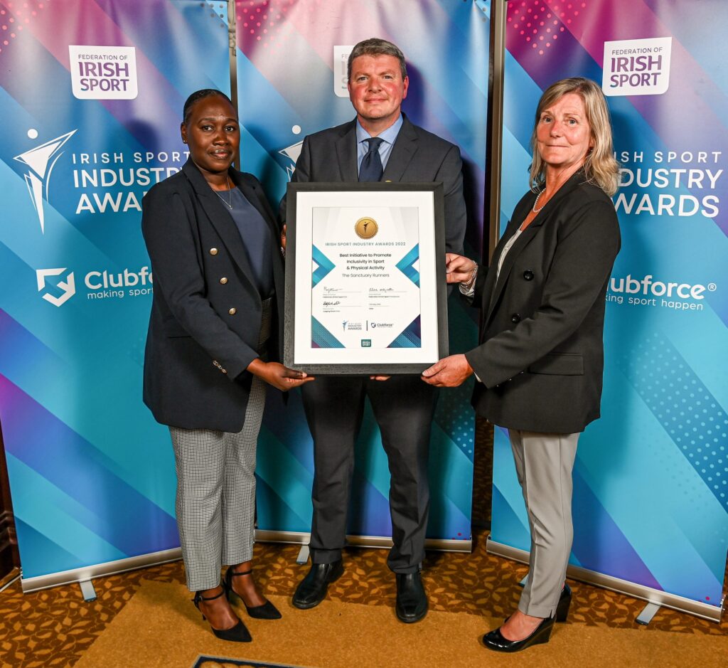 The Sanctuary Runners scoop top ‘Irish Sport Industry Award’ for Inclusivity