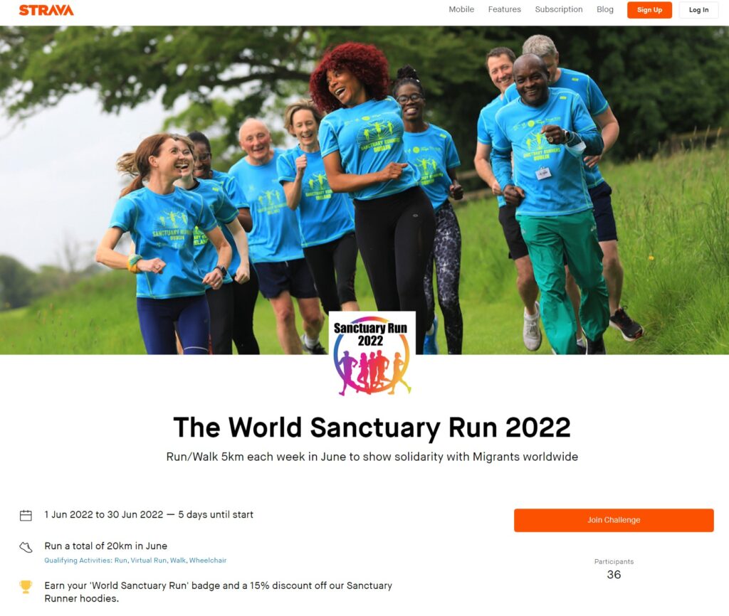 Sanctuary Runners and Strava team up to launch ‘The World Sanctuary Run’ Challenge