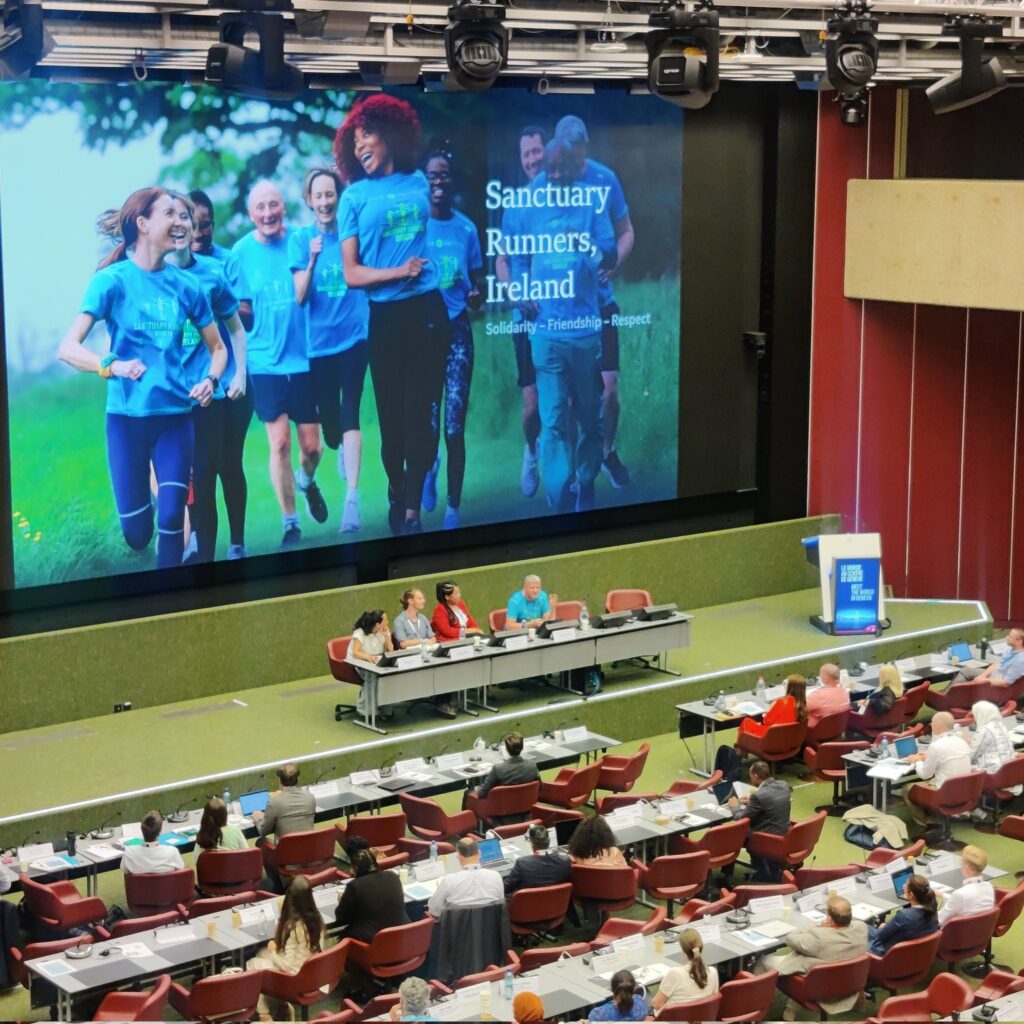 International Conference in Geneva told of Sanctuary Runners’ positive impact on the mental health of Refugees