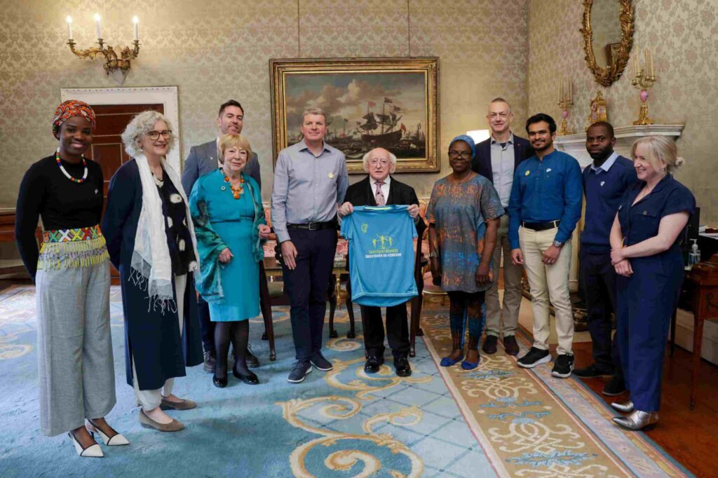President Higgins becomes Patron of the Sanctuary Runners