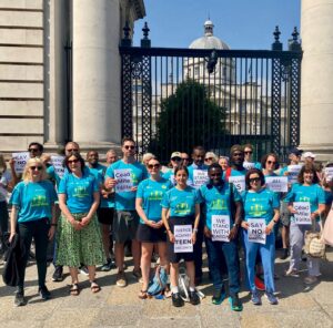 The Sanctuary Runners stand in solidarity with migrants at silent protest 3 The Sanctuary Runners stand in solidarity with migrants at silent protest