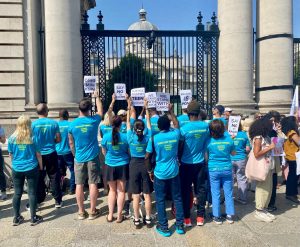 The Sanctuary Runners stand in solidarity with migrants at silent protest 4 The Sanctuary Runners stand in solidarity with migrants at silent protest